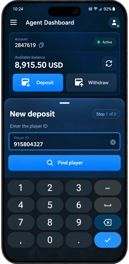 MobCash — Player search